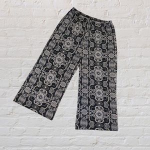 Joan Rivers Pull-On Palazzo Pant Boho Chic
